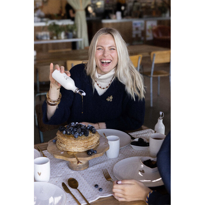 ZUSSS ZUSSS TAARTPLATEAU HOUT HARTJE NATUREL