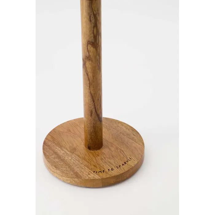 ZUSSS ZUSSS KEUKENROLHOUDER HOUT HARTJE NATUREL