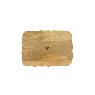 ZUSSS ZUSSS DIENBLAD HOUT HARTJE