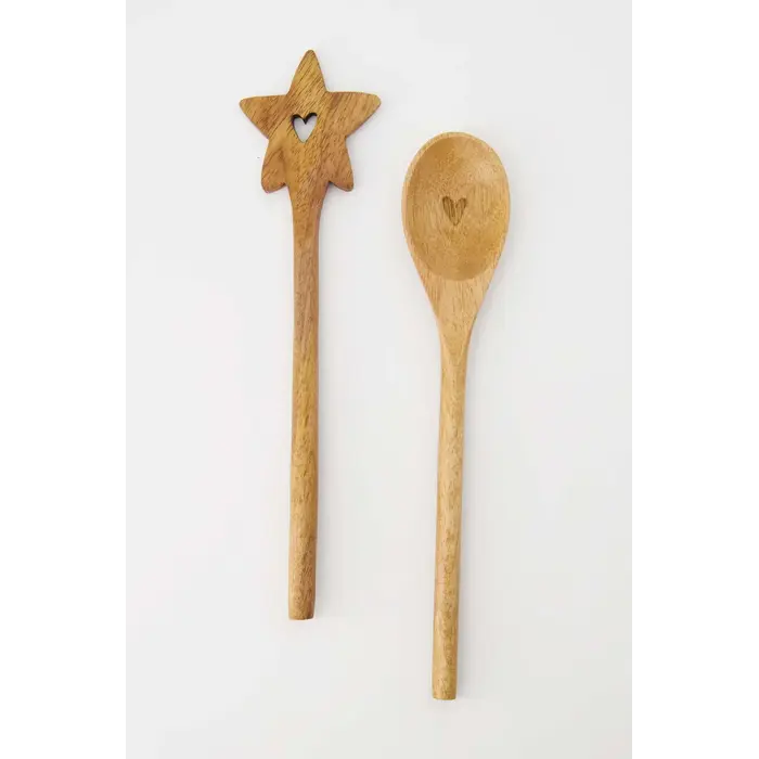 ZUSSS ZUSSS LEPEL HOUT HARTJE NATUREL