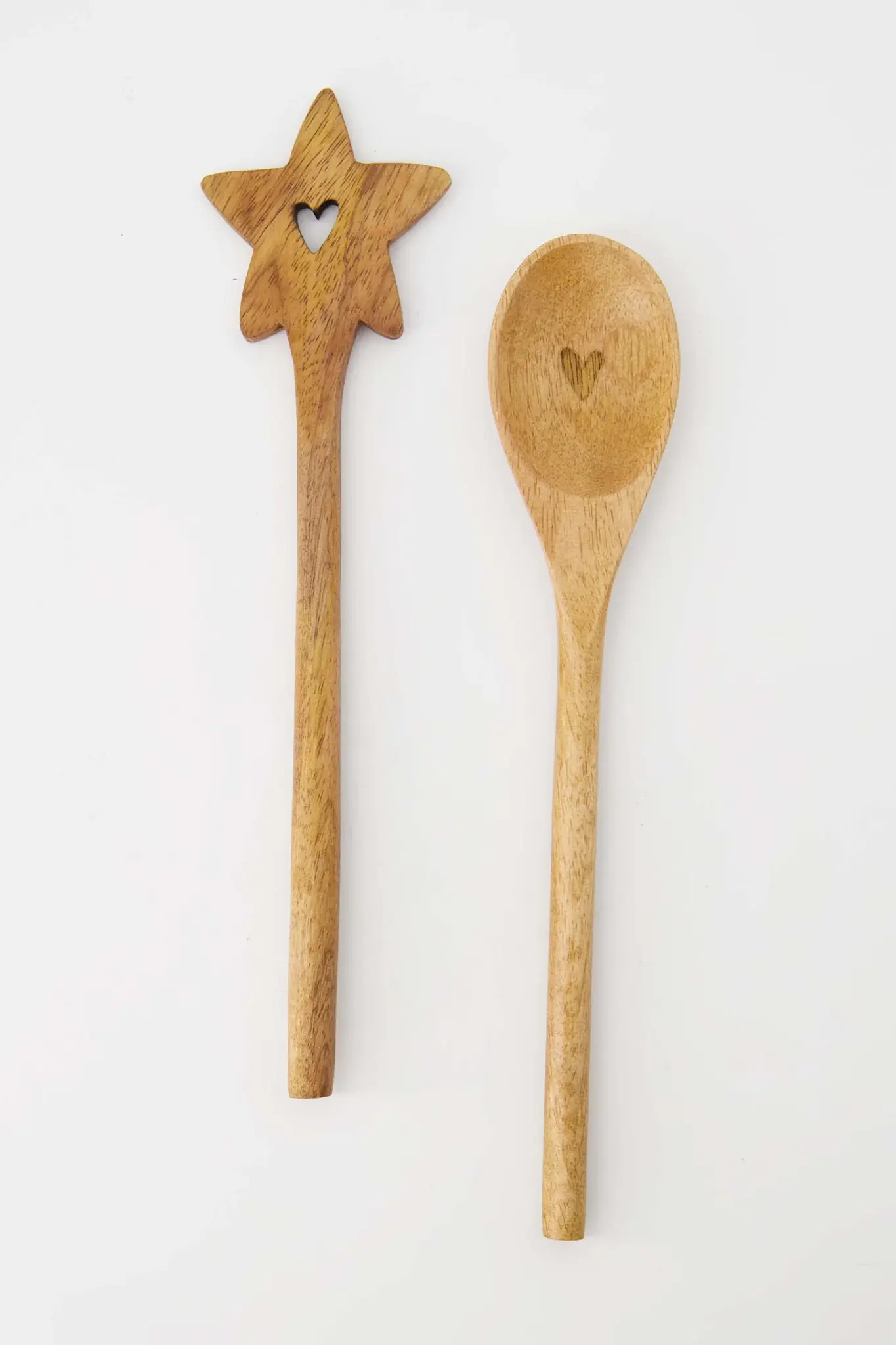 ZUSSS ZUSSS LEPEL HOUT HARTJE NATUREL