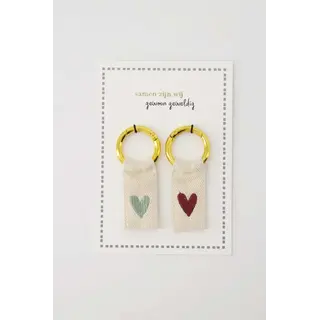 ZUSSS ZUSSS ANSICHTKAART SLEUTELHANGERS WIT/ROOD/GRIJSBLAUW