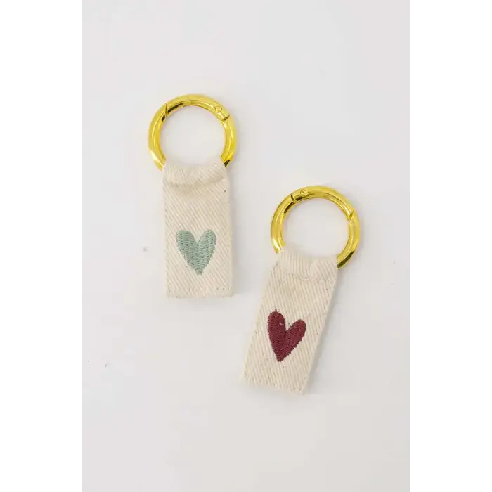 ZUSSS ZUSSS ANSICHTKAART SLEUTELHANGERS WIT/ROOD/GRIJSBLAUW