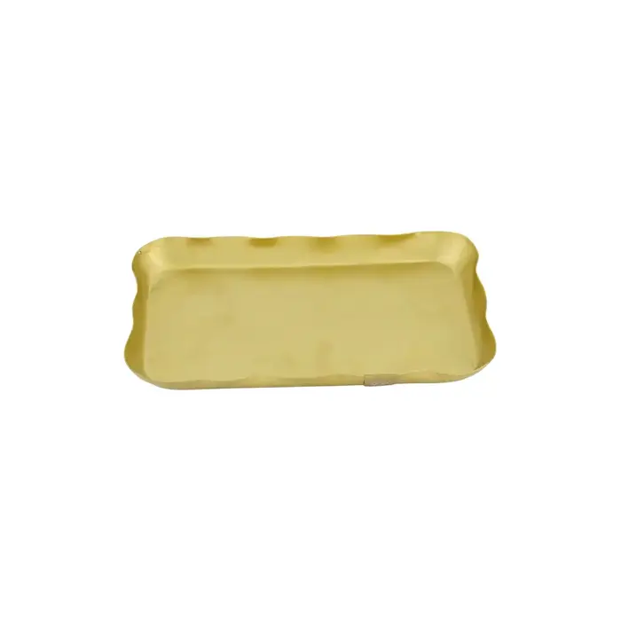 ZUSSS ZUSSS SERVETHOUDER METAAL RECHTHOEK GOUD