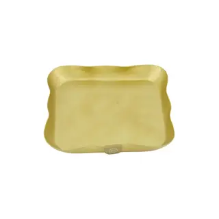 ZUSSS ZUSSS SERVETHOUDER METAAL VIERKANT GOUD