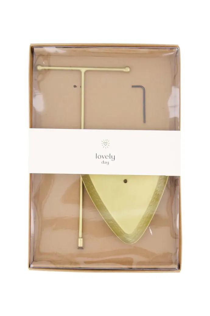 ZUSSS ZUSSS SIERADENREKJE METAAL HARTJE GOUD