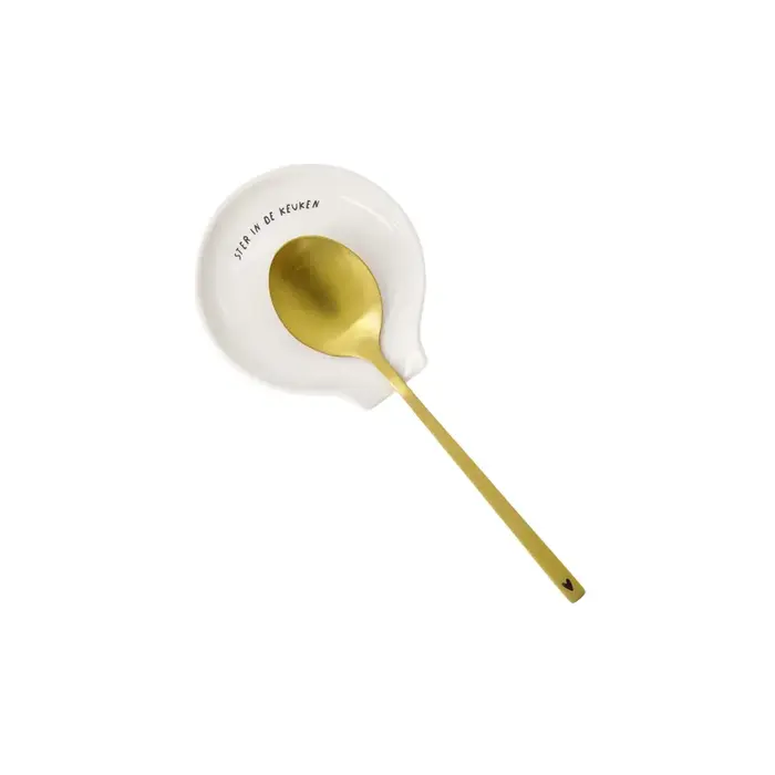 ZUSSS ZUSSS LEPELHOUDER STER IN DE KEUKEN WIT