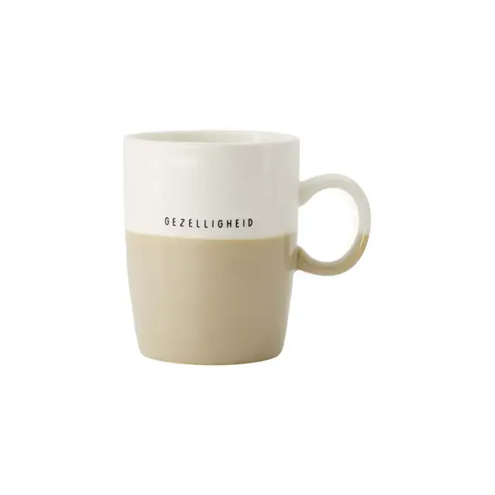 ZUSSS ZUSSS THEEMOK GEZELLIGHEID WIT/ZAND