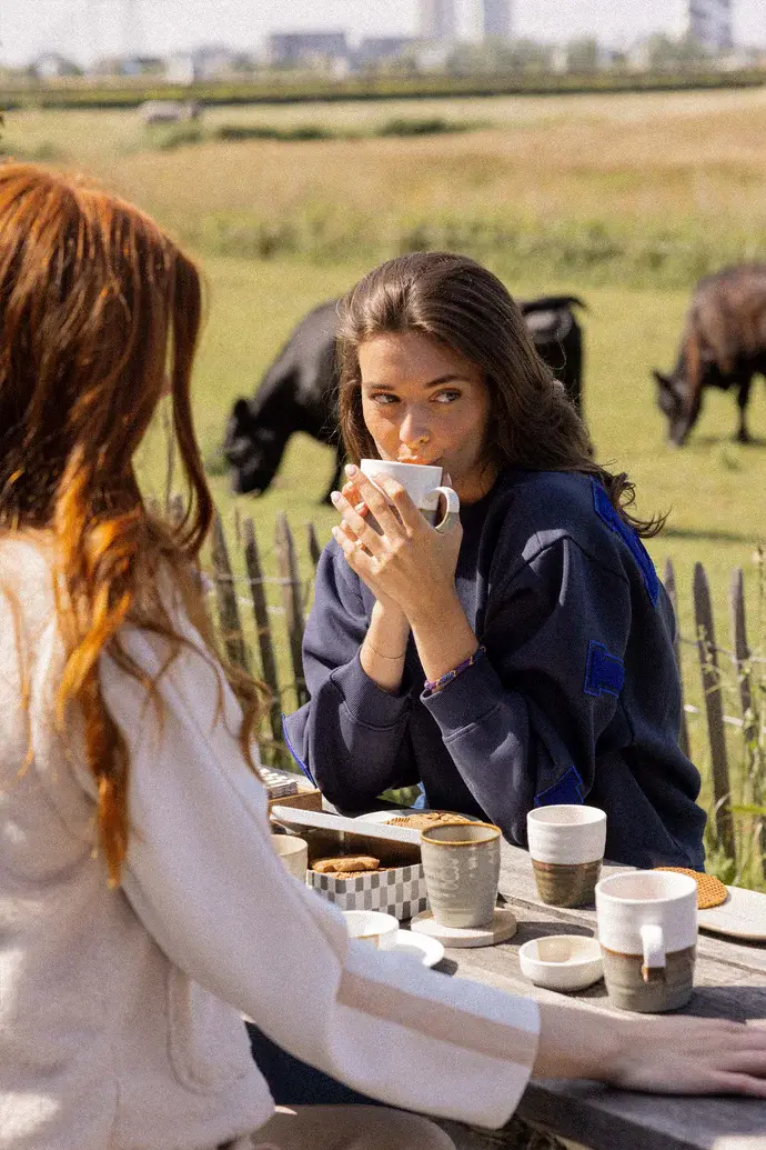 ZUSSS ZUSSS THEEMOK ME TIME WIT/GRIJSBLAUW