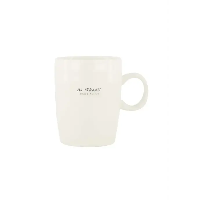 ZUSSS ZUSSS THEEMOK JIJ STRAALT WIT/ZWART