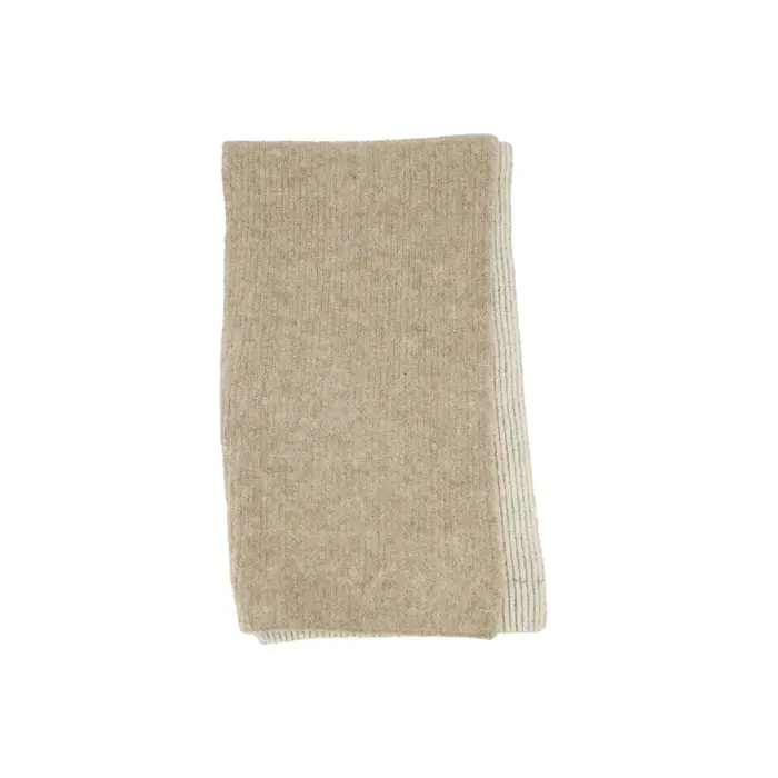 ZUSSS ZUSSS GEBREIDE RIB SJAAL TAUPE