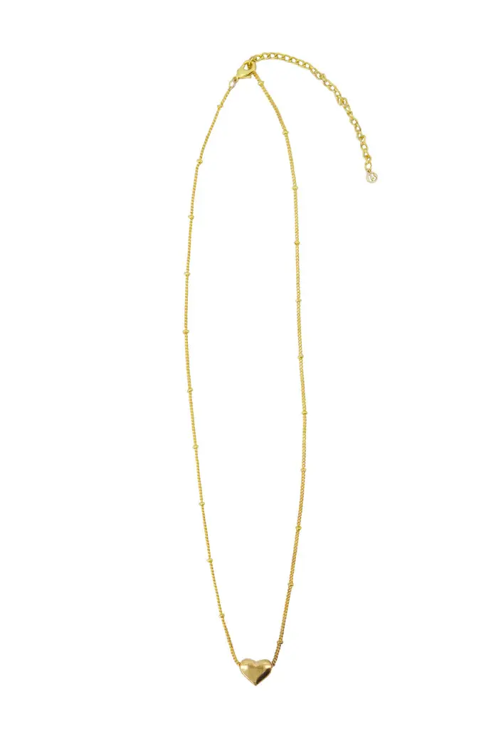 ZUSSS ZUSSS KETTING HARTJE IN SCHUIFDOOSJE DE ALLERLIEFSTE ZAND