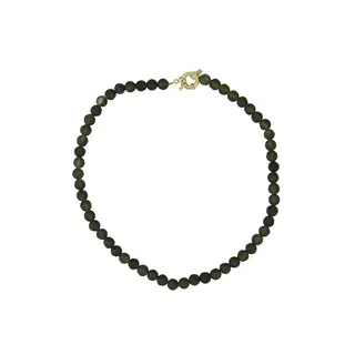 ZUSSS ZUSSS KRALEN KETTING MOSS GREEN