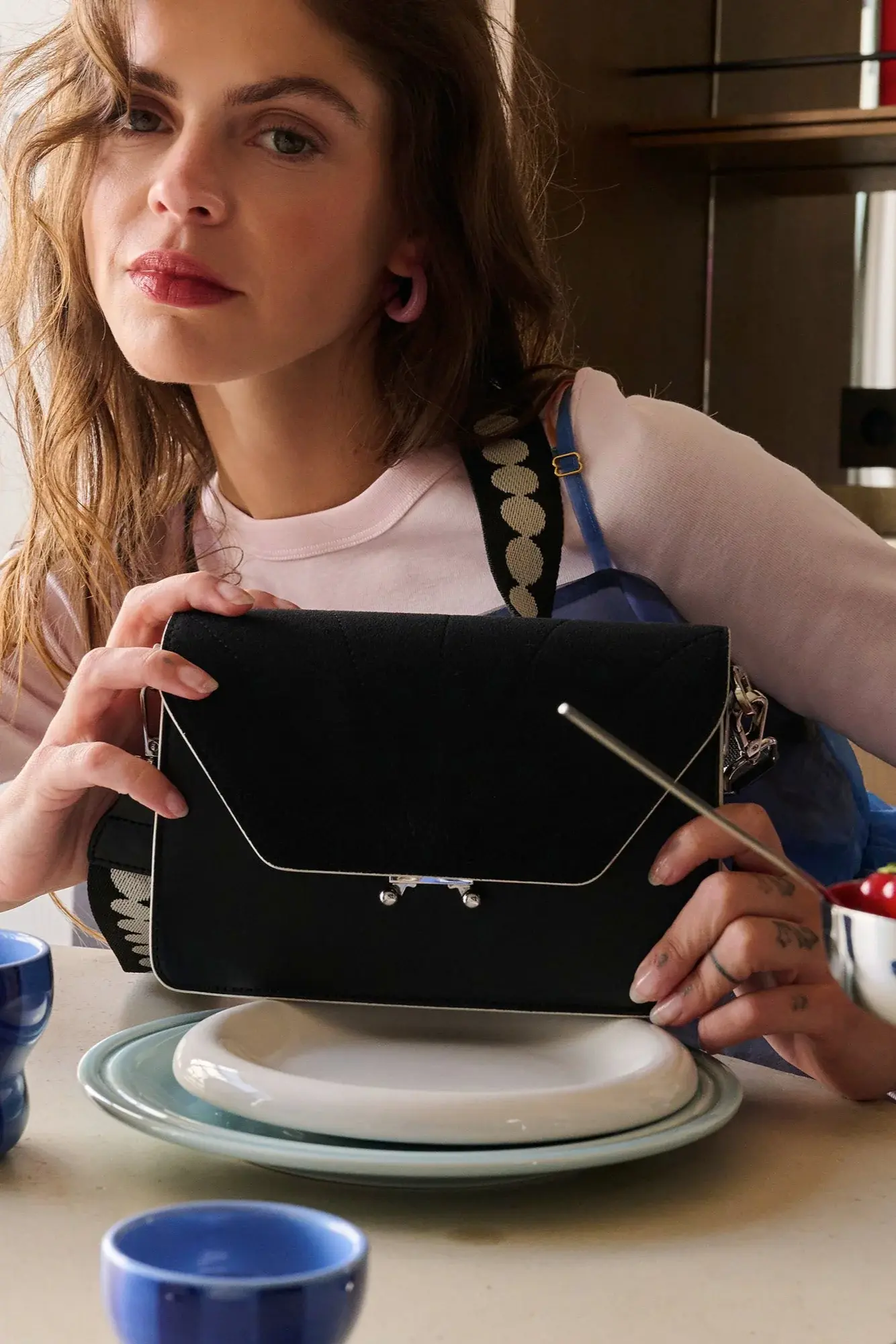 STICKY SIS STICKY SIS SHOULDER BAG CLUB CHIC BLACK