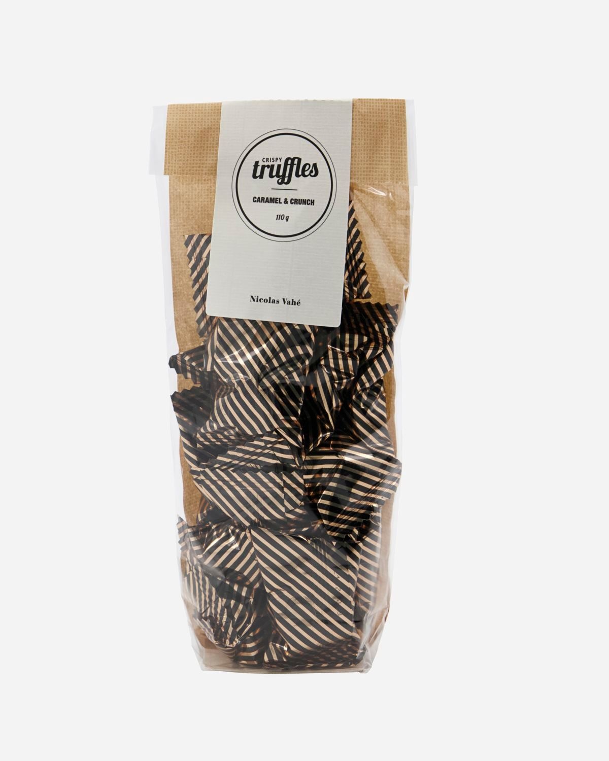 NICHOLAS VAHE VAHE COCOA TRUFFLES CARAMEL & CRUNCH 110 GR.