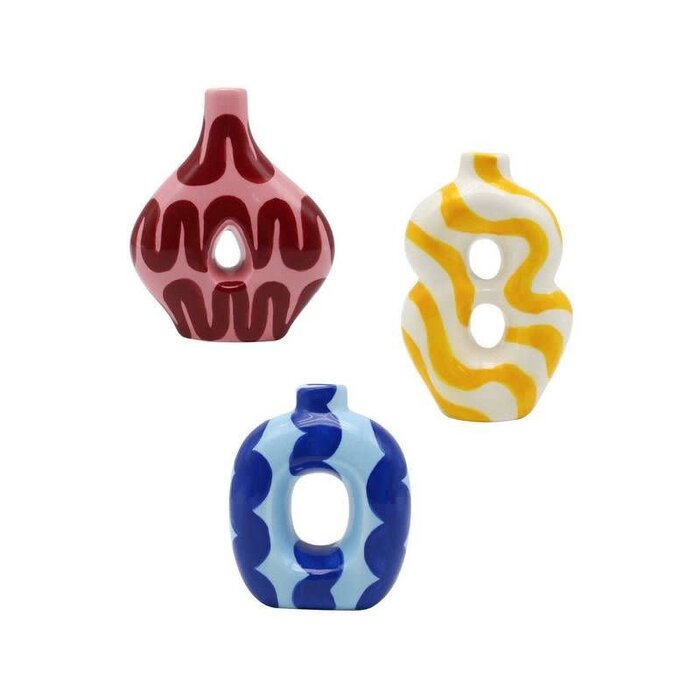 QUE RICO QUE RICO SMALL VASE BLUE