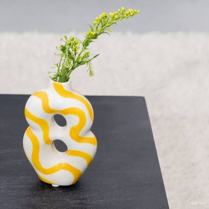 QUE RICO QUE RICO SMALL VASE YELLOW