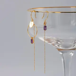 MURIELLE PERROTTI PERROTTI VENUS ASYM CREOOL & KETTING PAARS