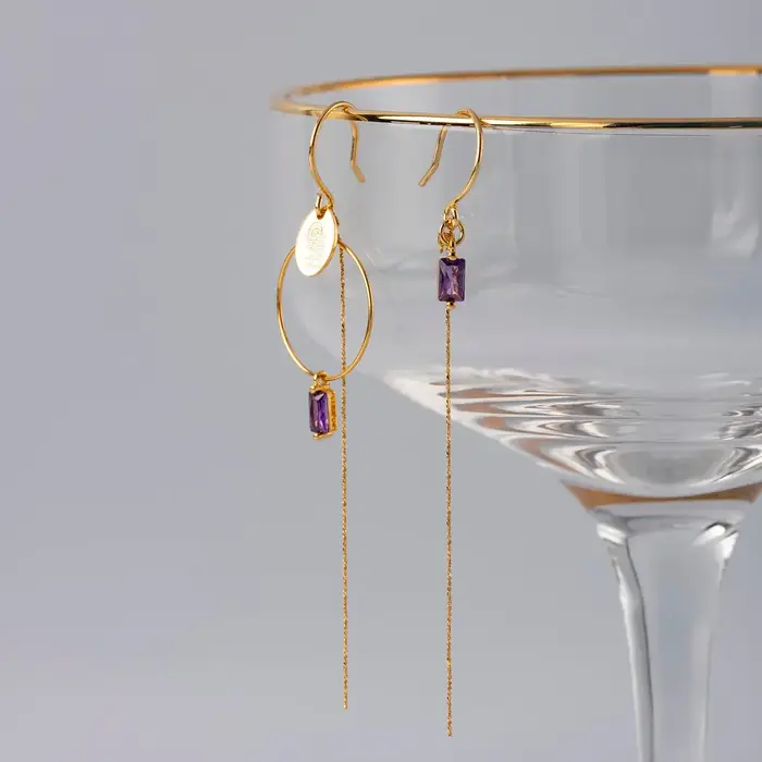 MURIELLE PERROTTI PERROTTI VENUS ASYM CREOOL & KETTING PAARS