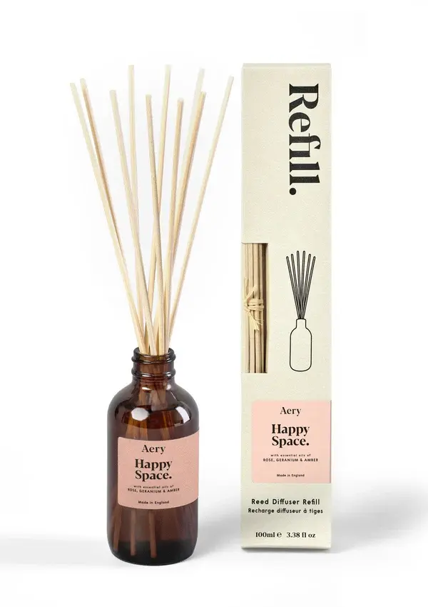 AERY HAPPY SPACE 100 ML AMBER DIFFUSER REFILL
