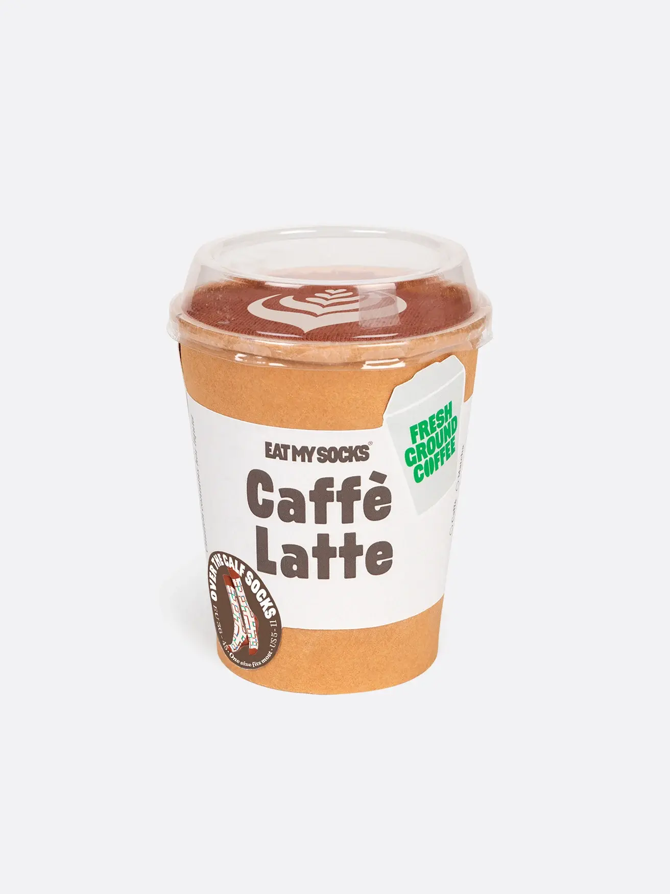 EAT MY SOCKS EMS SOCKS CAFFE LATTE
