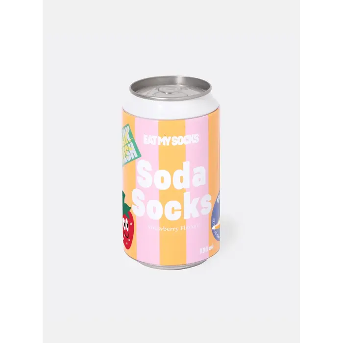 EAT MY SOCKS EMS SOCKS SODA STRAWBERRY