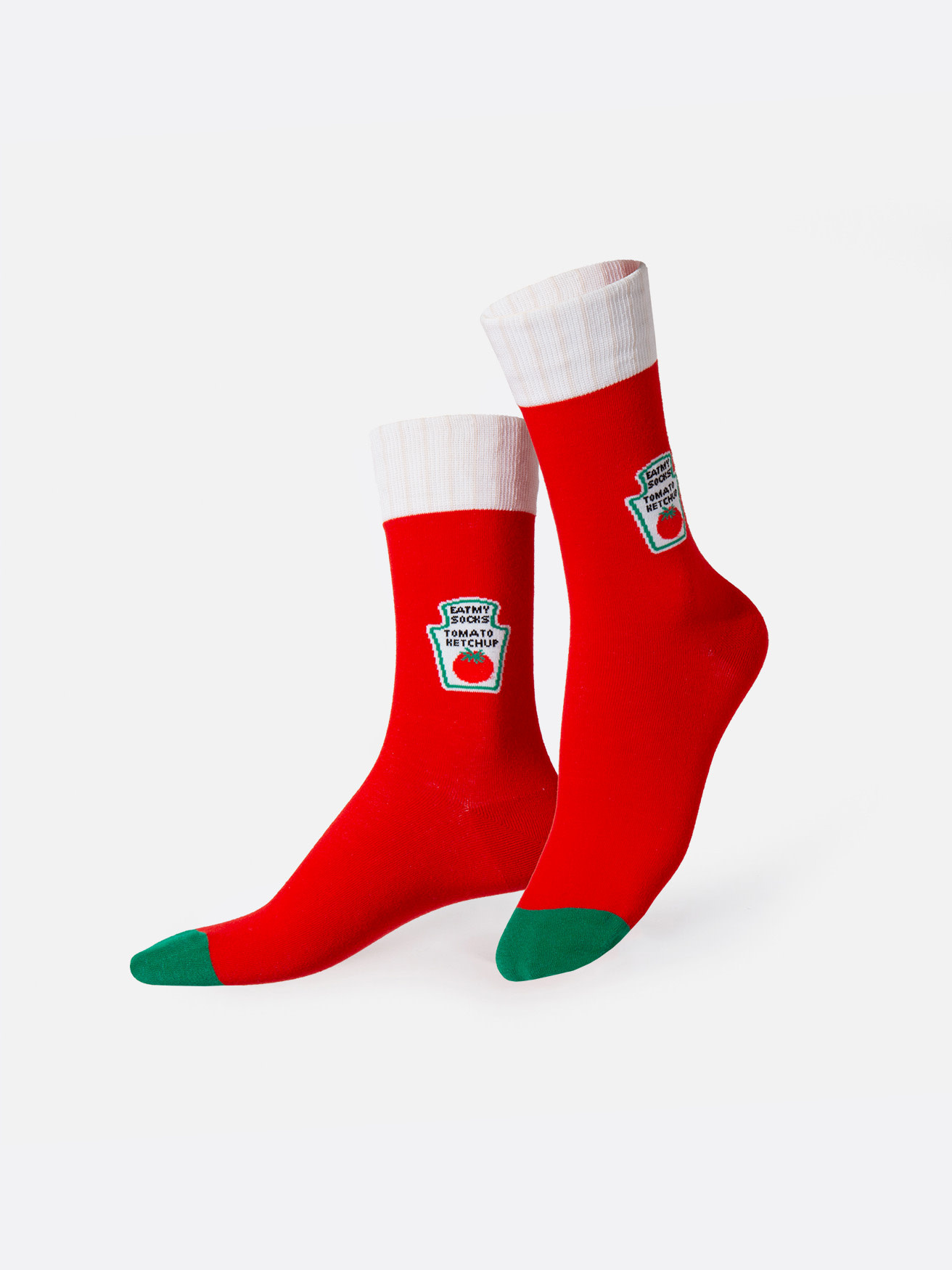 EAT MY SOCKS EMS SOCKS KETCHUP