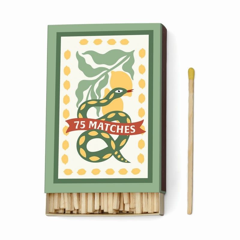 PADDYWAX PADDYWAX A DOPO BOXED MATCHES SNAKE YELLOW