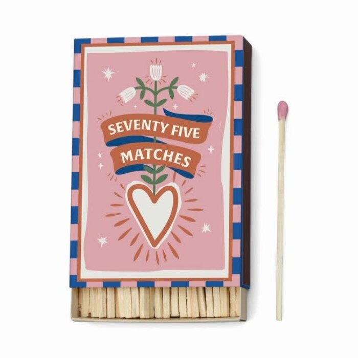 PADDYWAX PADDYWAX A DOPO BOXED MATCHES HEARTS PINK