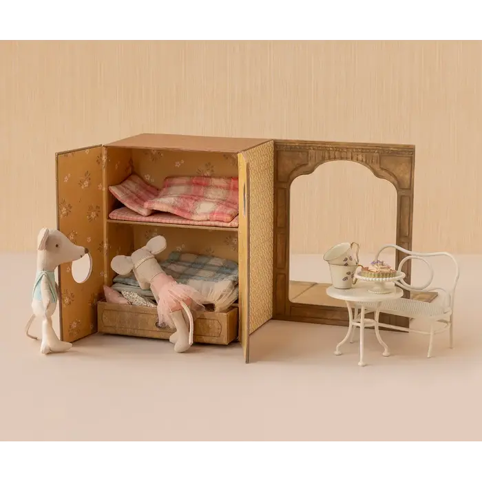 MAILEG MAILEG BALLET MICE IN DANCE STUDIO LITTLE SISTER AND BROTHER