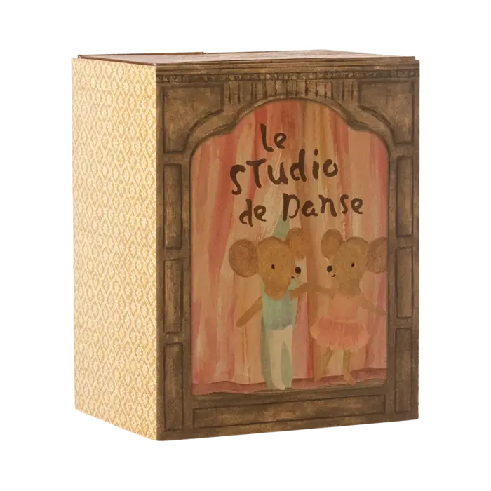 MAILEG MAILEG BALLET MICE IN DANCE STUDIO LITTLE SISTER AND BROTHER