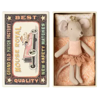 MAILEG MAILEG PRINCESS MOUSE LITTLE SISTER IN MATCHBOX