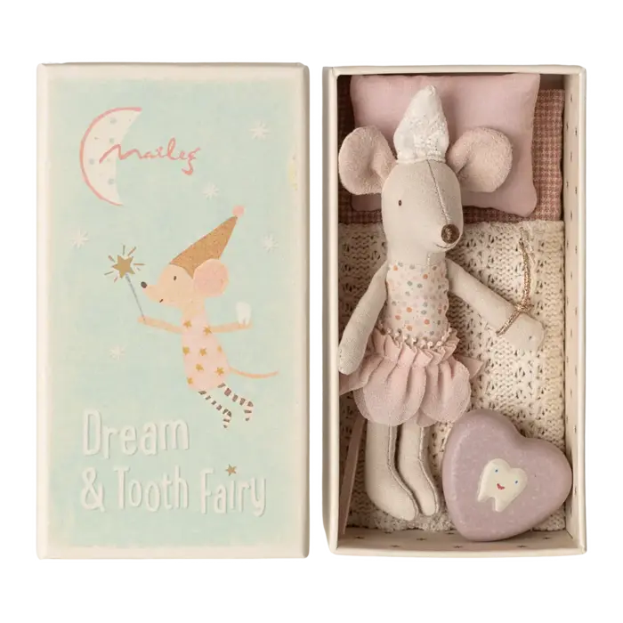 MAILEG MAILEG TOOTH FAIRY MOUSE LITTLE SISTER IN MATCHBOX