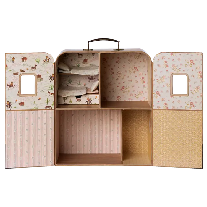 MAILEG MAILEG SUITCASA LITTLE BROTHER AND SISTER MOUSE