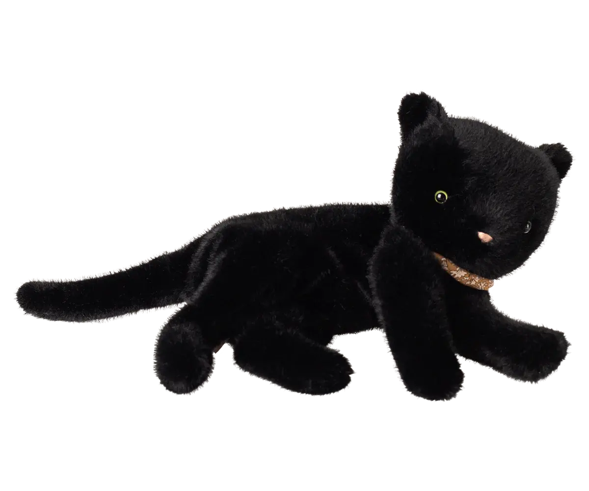 MAILEG MAILEG SLEEPING KITTEN PLUSH MEDIUM BLACK
