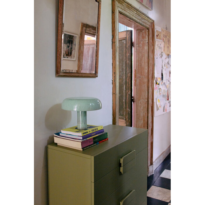 HK LIVING 70S CERAMICS MUSHROOM LAMP SMALL MINT