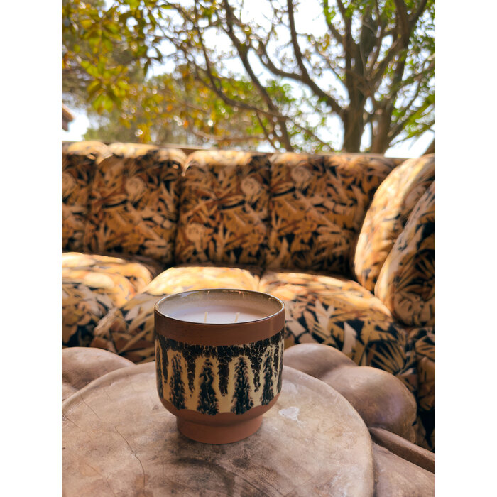 HK LIVING 70S CERAMICS SCENTED CANDLE KYOTO