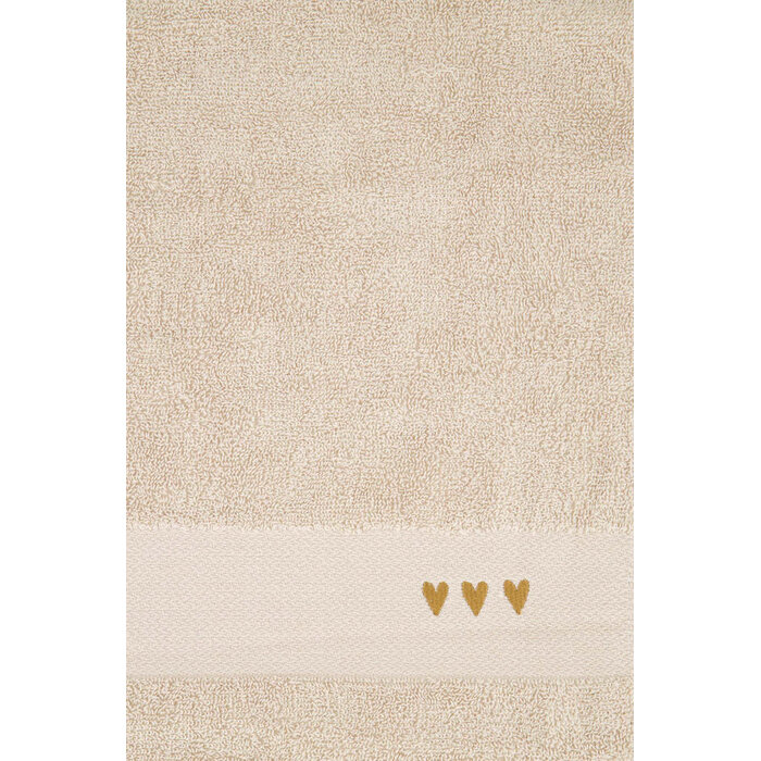 ZUSSS ZUSSS KEUKENSET STREEP HARTJES MULTICOLOR / ZAND