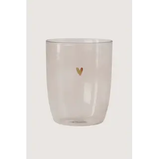 ZUSSS ZUSSS DRINKGLAS HARTJE ZAND