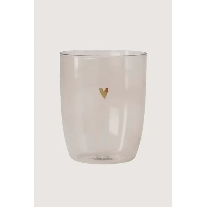 ZUSSS ZUSSS DRINKGLAS HARTJE ZAND
