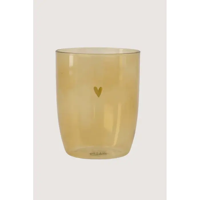 ZUSSS ZUSSS DRINKGLAS HARTJE OKER