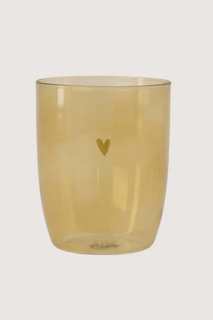 ZUSSS ZUSSS DRINKGLAS HARTJE OKER