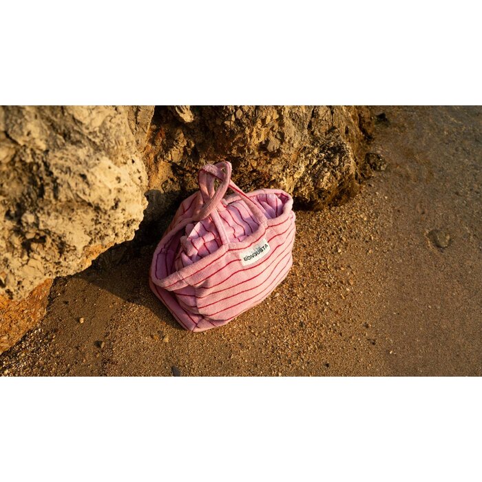 BONGUSTA BONGUSTA NARAM WEEKEND BAG BABY PINK & SKI PATROL