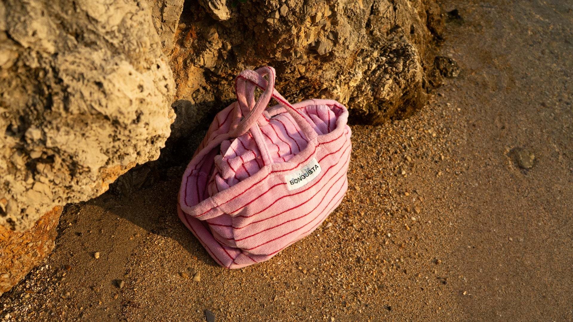 BONGUSTA BONGUSTA NARAM WEEKEND BAG BABY PINK & SKI PATROL