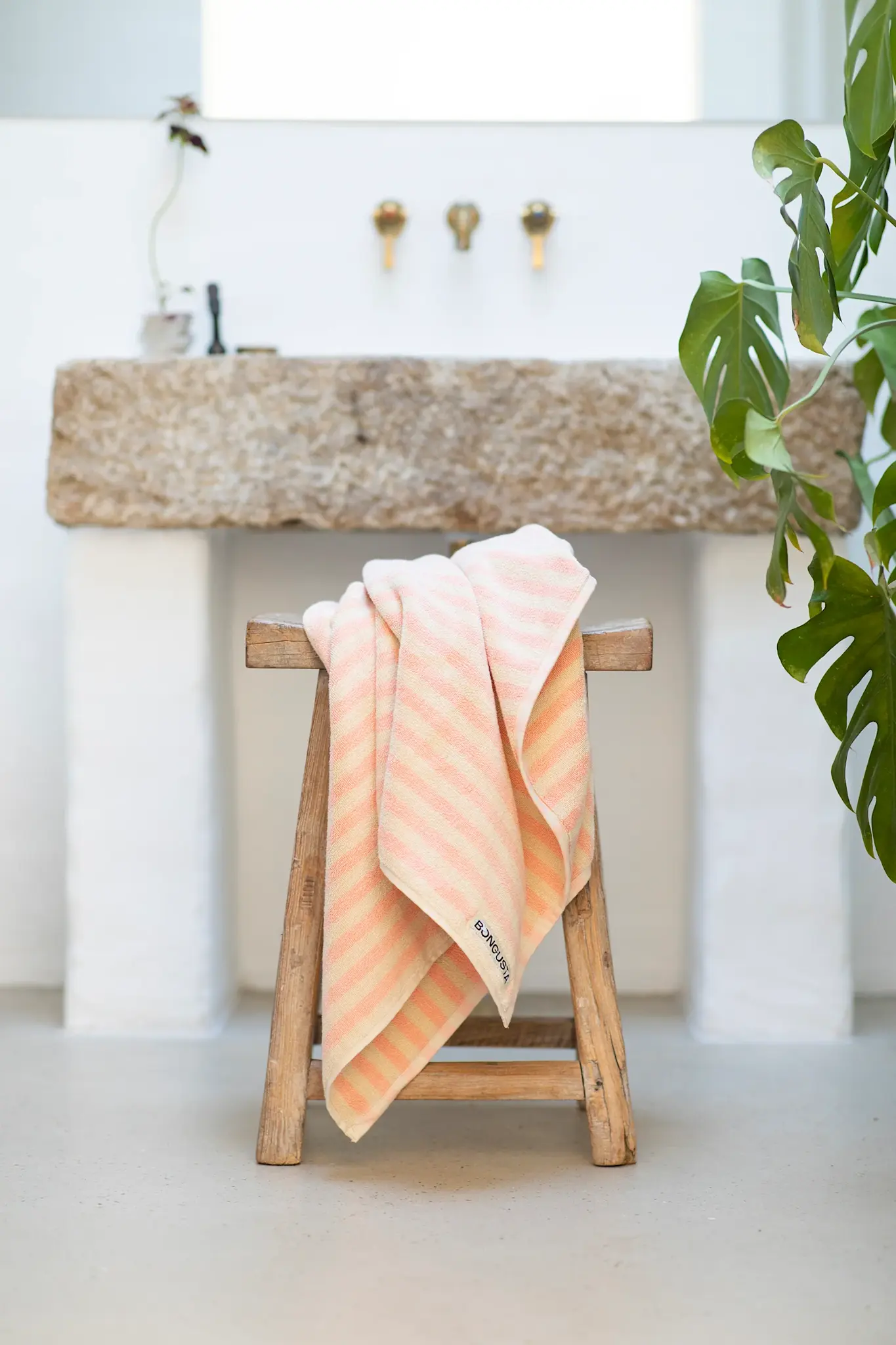 BONGUSTA BONGUSTA NARAM HAND TOWEL TROPICAL & CREME 50X80 CM