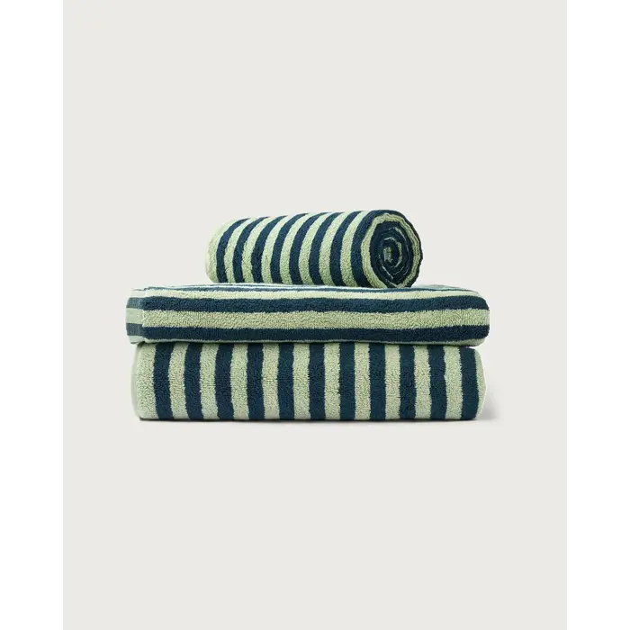 BONGUSTA BONGUSTA NARAM BATH TOWEL SEA FOAM & DEEP TEAL 70X140 CM