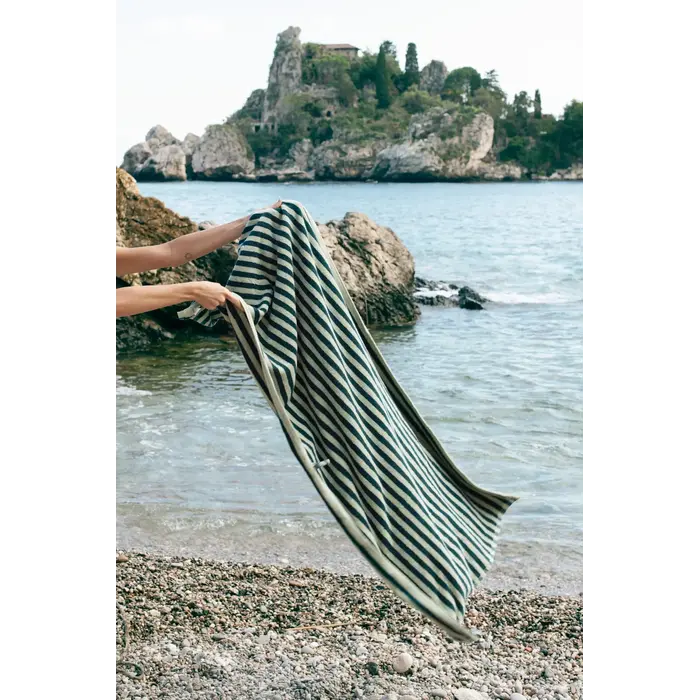 BONGUSTA BONGUSTA NARAM BATH TOWEL SEA FOAM & DEEP TEAL 70X140 CM