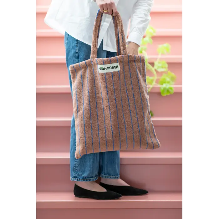 BONGUSTA BONGUSTA TOTEBAG CAMEL&ULTRAMARINE