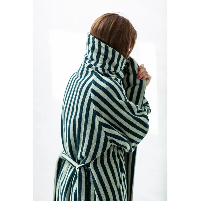 BONGUSTA BONGUSTA BATHROBE DEEP TEAL S/M