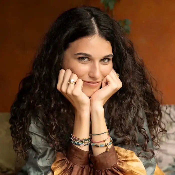 A BEAUTIFUL STORY BS HAZE ROSE QUARTZ BRACELET